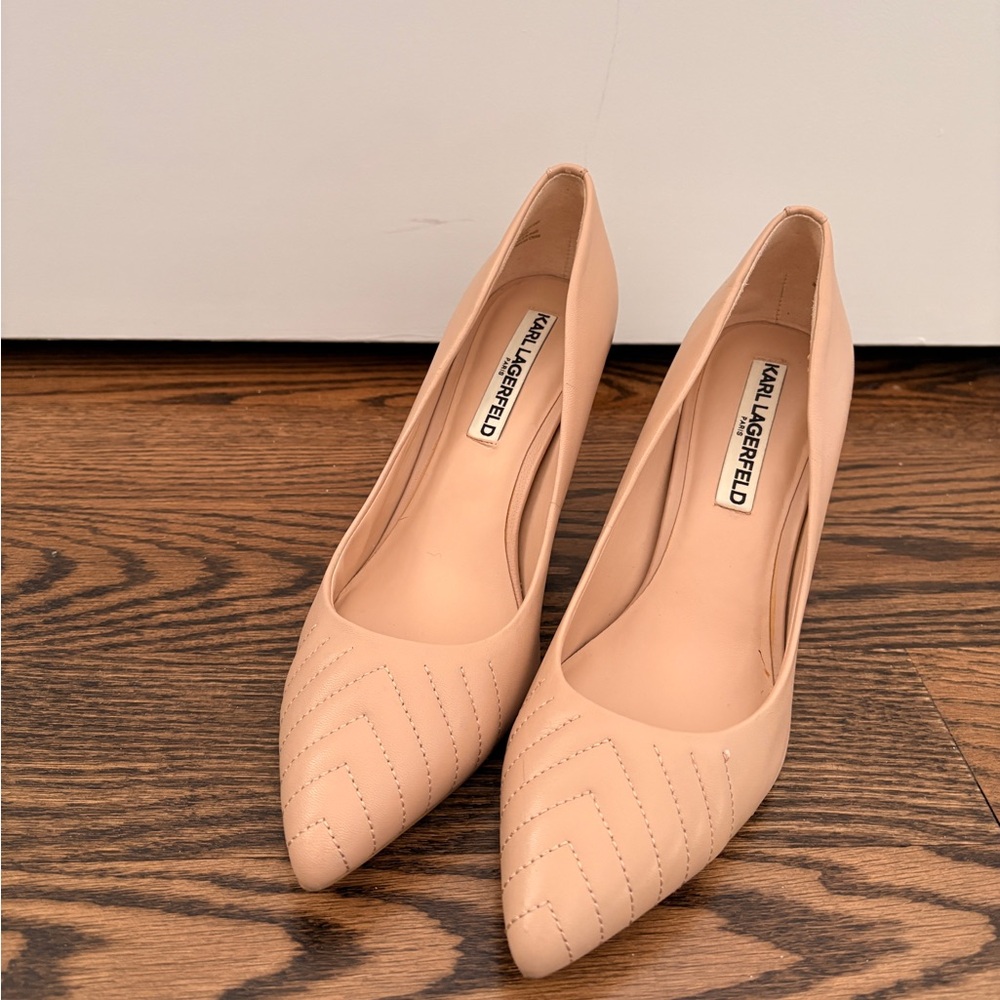 Karl Lagerfeld Women's Nude Heels